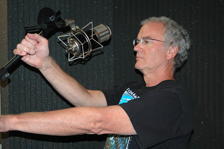 Microphone setup photo
